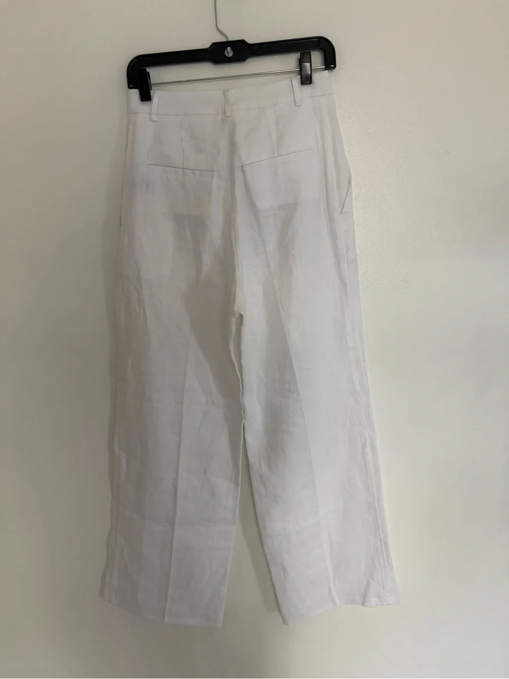 Reformation Pants Vesta Trouser in White Linen